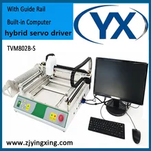 Desktop Used SMT Machine SMD Components with Guide Rail Built-in Computer and High Voltage Drive TVM802B-S LED Prodution Line