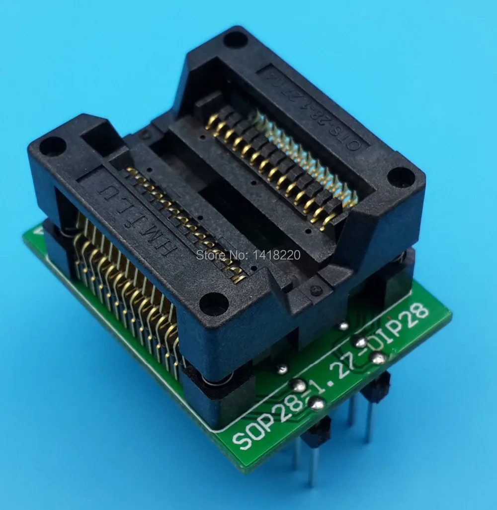 

Free Shipping 10Pcs SOP28 to DIP28 Socket Adapter Converter for Programmer 300mil