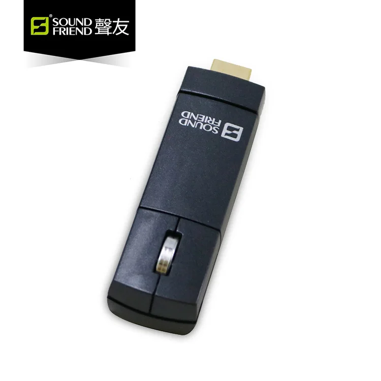Беспроводная мышь 1200 dpi 2,4 GHz Портативная компьютерная игровая мышь Регулируемый USB приемник оптическая 3 Кнопки оптическая Эргономика мини - Цвет: Черный