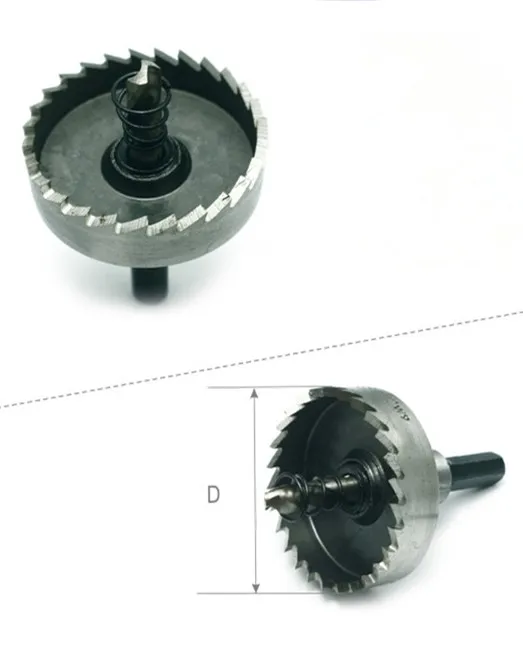 Высокое качество HSS дырочки диаметром 12-70 мм HSS коронка Сверло по металлу режущая пила набор