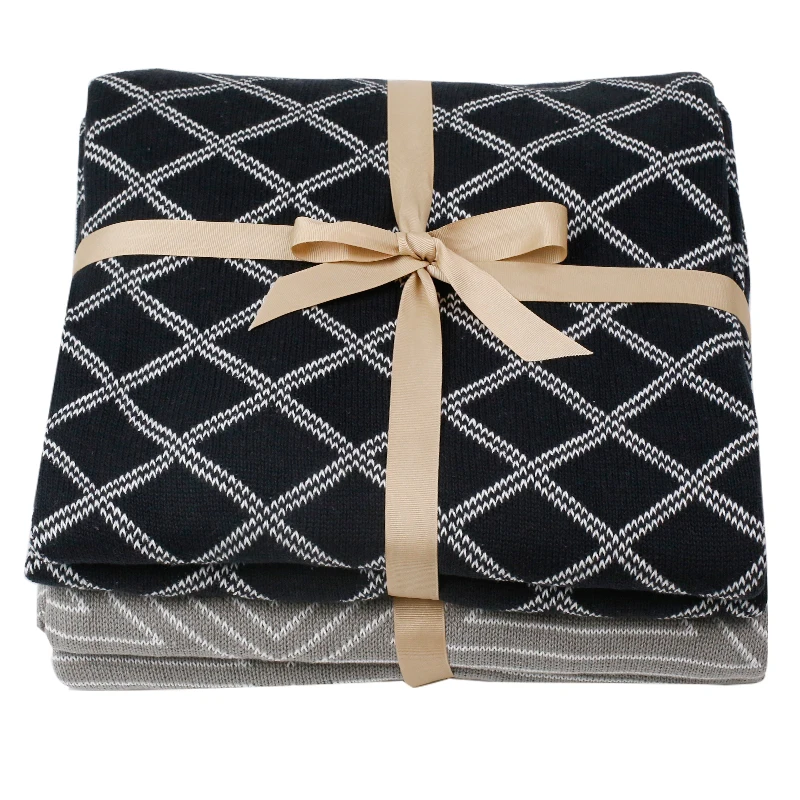 Плед для дивана из натурального хлопка в скандинавском стиле|sofa throw blanket|soft throwthrow