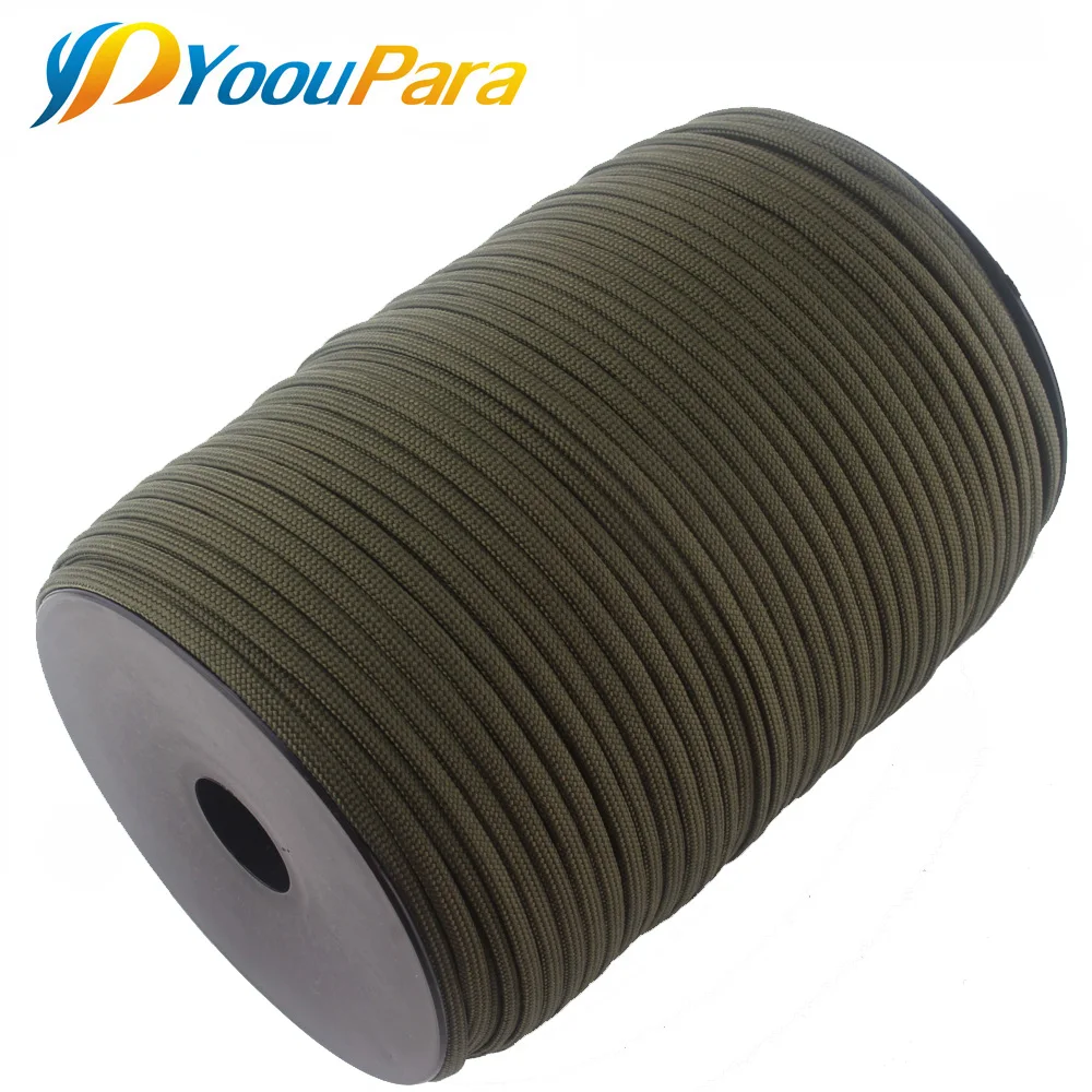 Dhl 100 متر مكبات 550 حبل paracord المظلة الحبل الحبل 7 ستراند معدات التخييم بقاء الطوارئ paracord