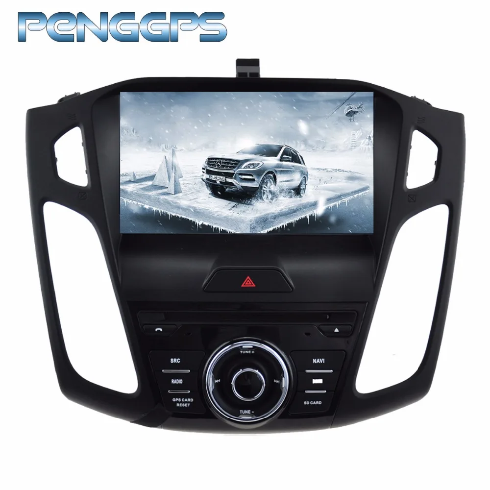 Sale 2 Din DVD Player Stereo Android 7.1 Car Radio for Focus III C-Max 2015-2017 GPS Navigation Auto Radio OBD/WIFI  Headunit 0