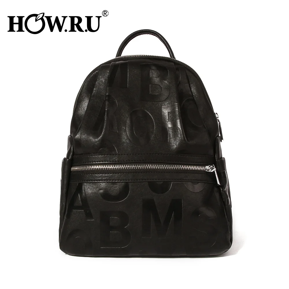 

HOWRU 2019 New Fashion Women Backpack PU Leather Girls School Bag Women Casual Style Shoulder Bag Backpack For Girls Daypacks