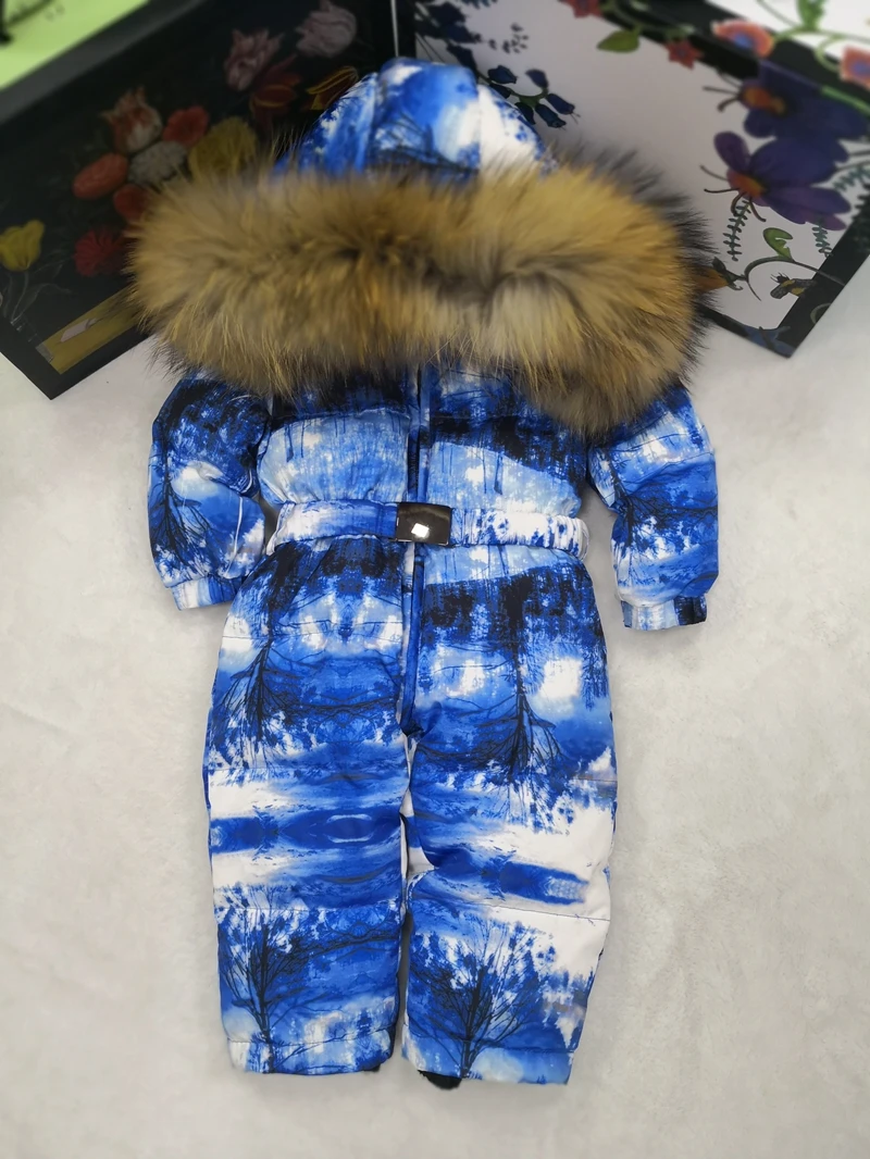 

2018 winter boy down jacket natural fur down coat boy winter snow wear luxury outerwear boy's down jackets 0-4 years