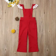 От 2 до 7 лет; летние комбинезоны на подтяжках; модная повседневная одежда для маленьких девочек; комбинезон; боди; брюки