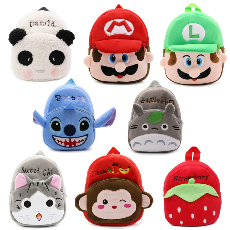 طفل الحقائب المدرسية الأطفال هدية لطيف رياض الأطفال صبي فتاة أفخم الكرتون على ظهره المدرسية للأطفال المراهقين لينة جميل أكياس