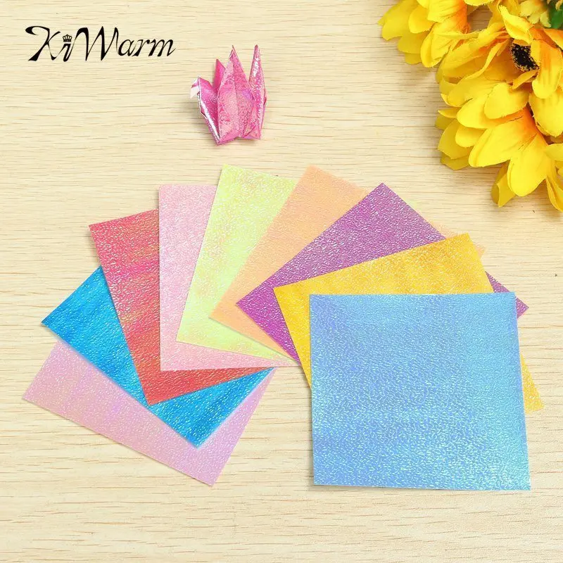 diy 20 sheets lovely square origami folding paper solid color shining papers scrapbooking craft mixture colors - Color Papers diy 20 sheets lovely square origami folding paper solid color shining papers scrapbooking craft mixture colors - Color Papers