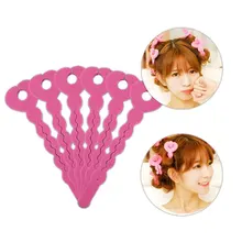 6pcs Magic Hair Rollers Night Sleep Foam Hair Curler Flexible Soft Pillow Hair Roller Curlers DIY Sponge Hair Styling Curls Tool