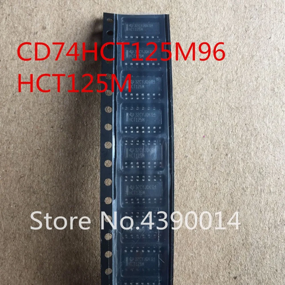 

100pcs/lot CD74HCT125M96 CD74HCT125M HCT125M IC BUFF/DVR TRI-ST QD 14SOIC
