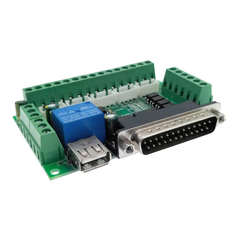 Плата драйвера с ЧПУ USB MACH3 100 кГц коммутационная плата 5 осевой интерфейс драйвер