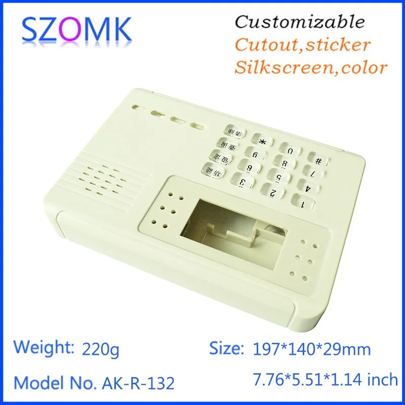szomk IC card reader plastic enclosure for electronics project plastic sensor junction box distribution box instrument case plastic housing for pcb (4)