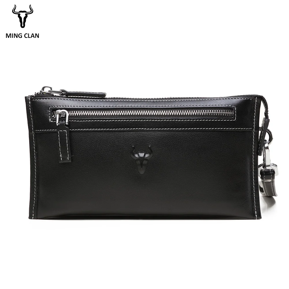 Buy Mingclan Luxury Brand Male Leather Purse Men's