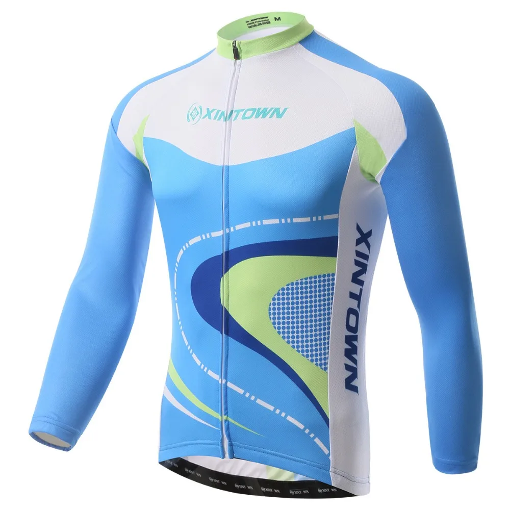 

XINTOWN Breathable Quick-dry Spring Autumn Cycling Jersey Long Sleeve Comfortable Bicycle Racing Running Clothing Sports Wear