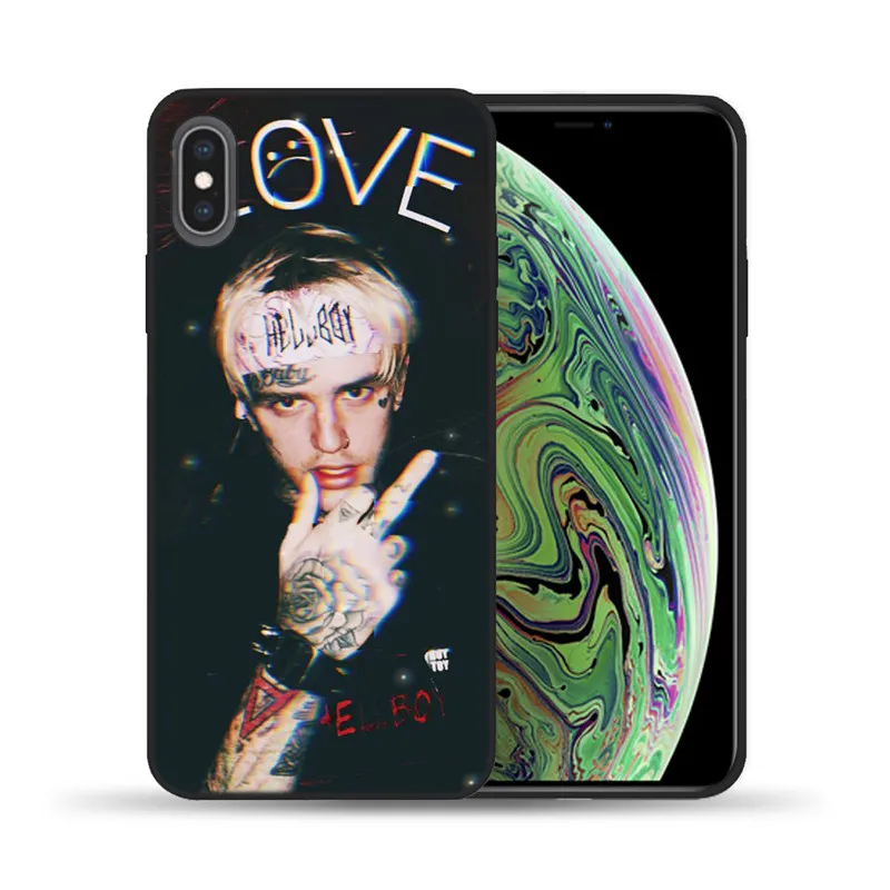 Чехлы для телефонов Lil Peep Mode для iPhone X, 6, 7, 8 Plus, 5, 5S, 6 S, SE, мягкий силиконовый черный чехол LilPeep для iPhone 11 Pro, XS, Max, XR - Цвет: 1