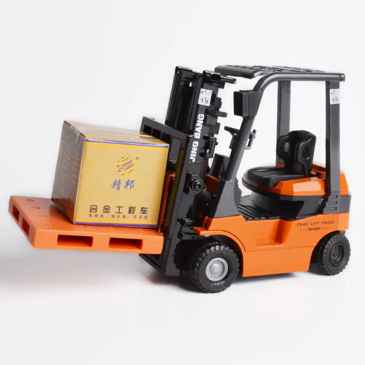 1: 60 сплав инженерные транспортные средства, высокая моделирования модель вилочный погрузчик, бетон, детские развивающие игрушки