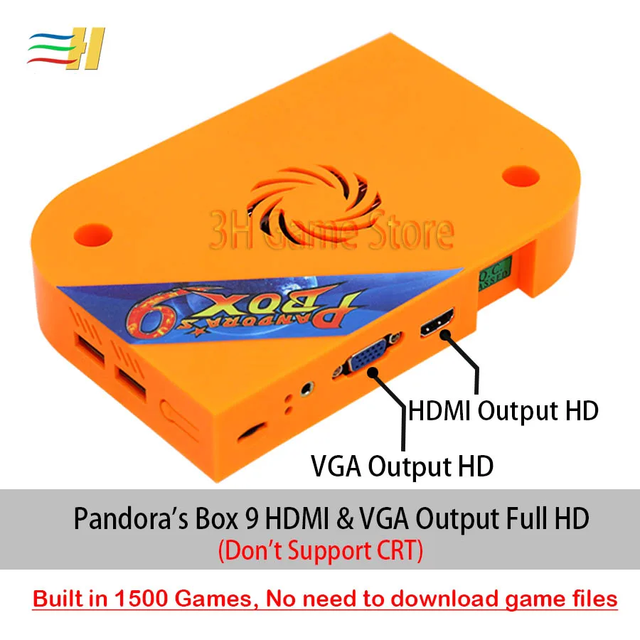 Pandora box 9 1500 in 1 jamma version arcade game board Pandora's Box 9 For arcade console machine cabinet mortal kombat pac man
