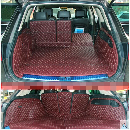 

High quality! Special car trunk mats for Volkswagen Touareg 2017-2011 waterproof cargo liner mat boot carpets for Touareg 2015