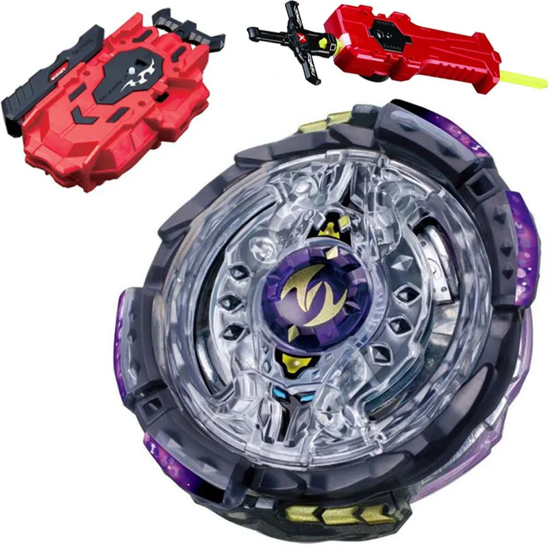 

Twin Nemesis / Noctemis Burst Spinning Top STARTER w/ Launcher B-102 + LR RED Launcher and Sword Launcher