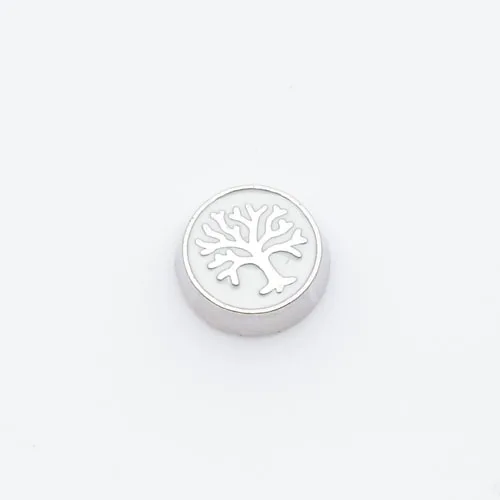 

White life tree, Floating charm fit floating charm lockets, FC0090,10PCS/LOT