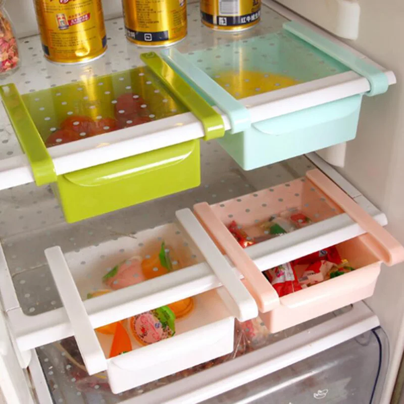 Basupply 1 шт., кухонный ящик, холодильник, коробка для хранения, контейнер для еды, свежий разделительный слой, стеллаж для хранения, органайзер для свежей сортировки