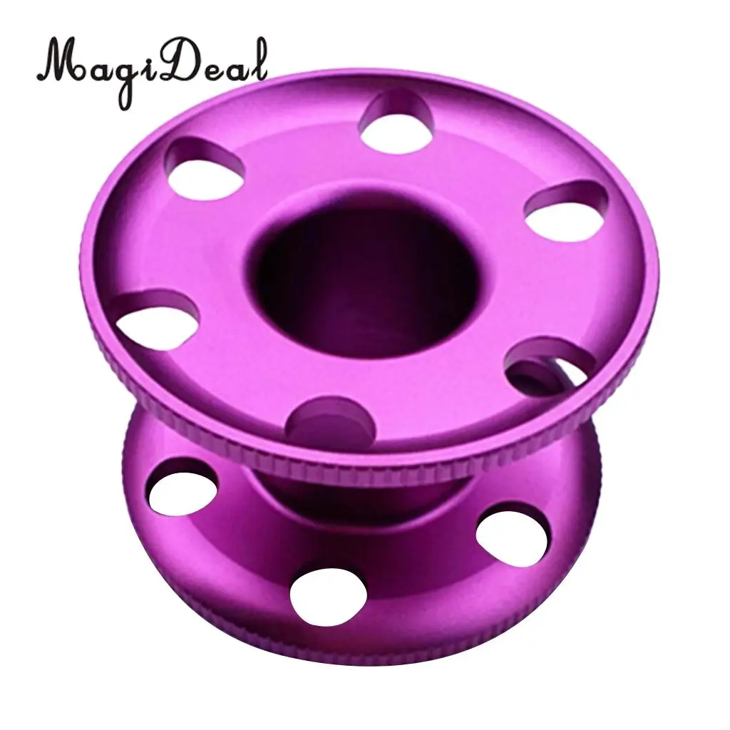 MagiDeal Durable Aluminum Scuba Diving Finger Spool Dive Reel Snorkeling Guide Line Spool for Water Sports Snorkeling Accessory