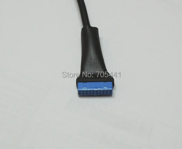 Материнская плата USB 3.0 20pin/19 Pin мама к 9 контактный папа корпус адаптера кабеля для