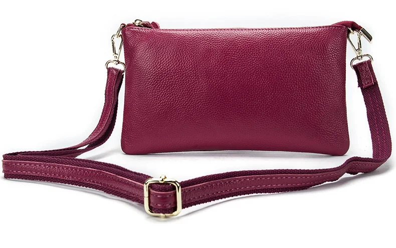 MJ Women Genuine Leather Shoulder Bag Female Real Leather Messenger Bag Crossbody Handbag Clutch Purse Ladies Casual Bags (32)