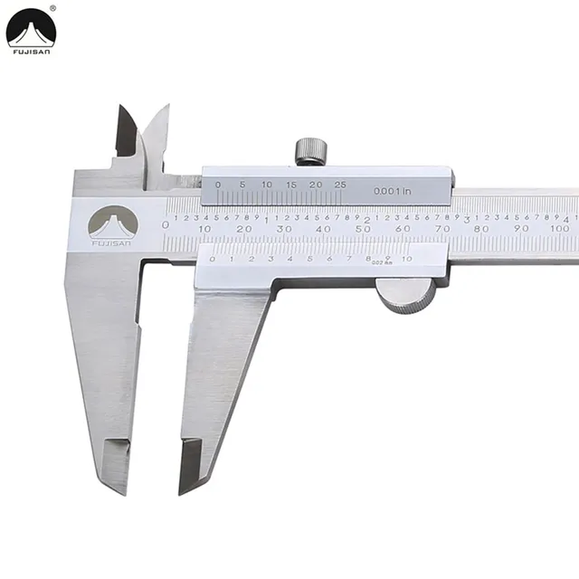 FUJISAN Vernier Caliper 12" 0 300mm/0.02 0.001in Gauge Micrometer Beam Callipers Tools Stainless
