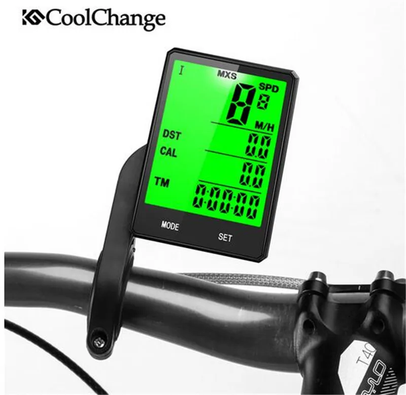 

CoolChange Bike Bicycle Computer Wireless Bicycle Speedometer Waterproof Computer Bike Measurable Temperature Stopwatch