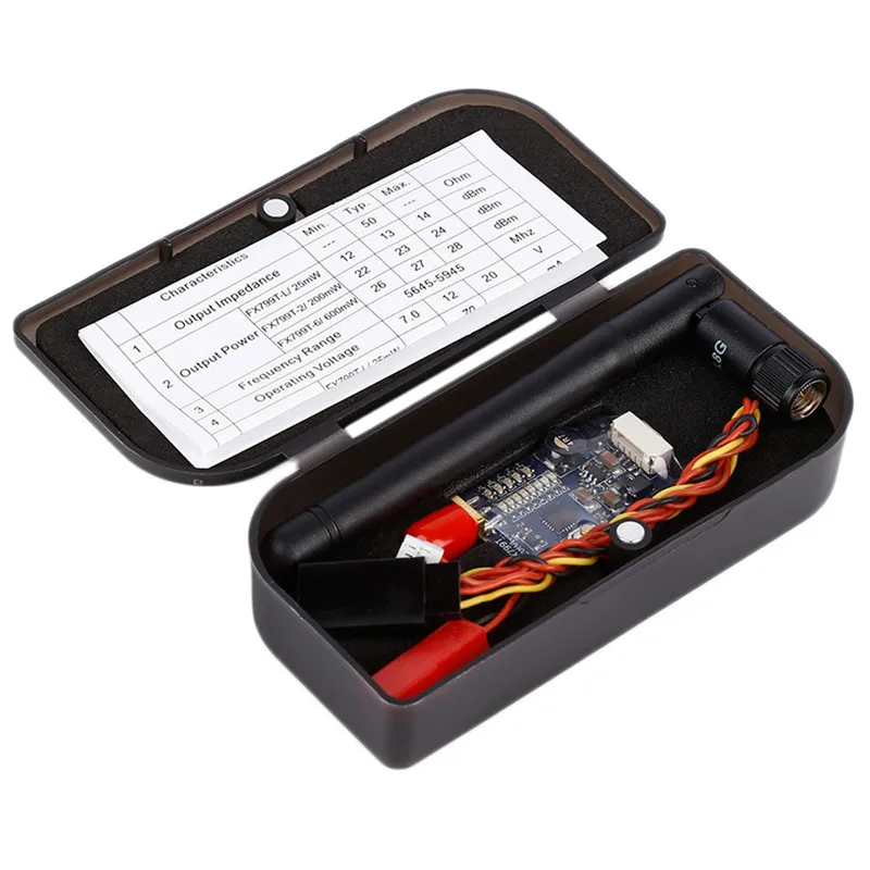 

Fashion 40FM 5.8G 200MW FPV Video Audio AV Transmitter 2000M Range For RC MultiCopter Dorp shipping