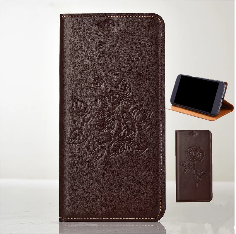

ZD08 Genuine Leather Flip Case With Kickstand For Nokia 8(5.3') Phone Case For Nokia 8 Phone Bag Free Shipping