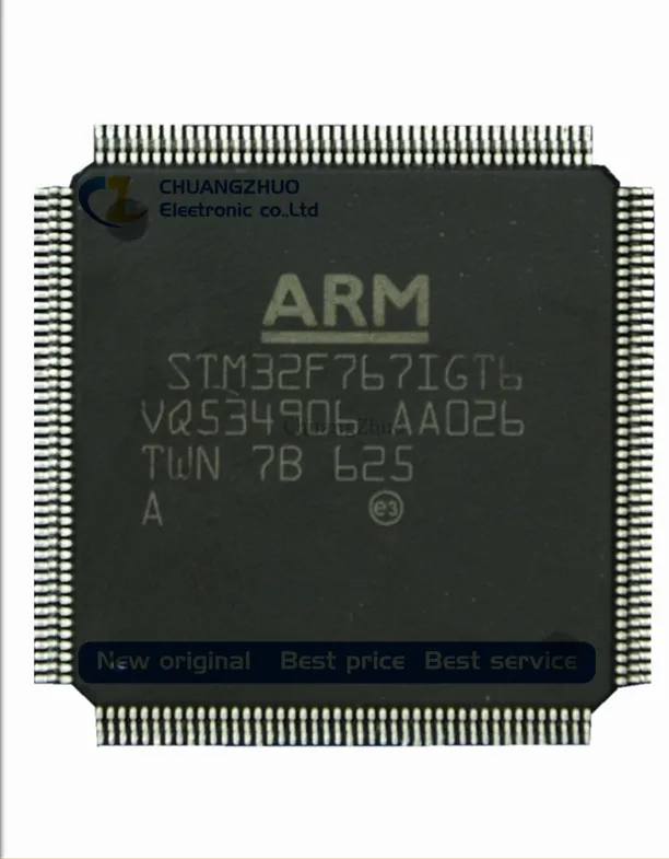 Новый оригинальный STM32F767IGT6 STM32F767 MCU 32 бит 1 Мб FLASH 176LQFP | Электроника
