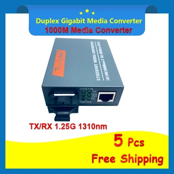 

5Pcs Free Shipping HTB-GS-Duplex 20KM Gigabit Fiber Optical Media Converter 1000Mbps Dual Fiber Single Mode Fiber Transceiver