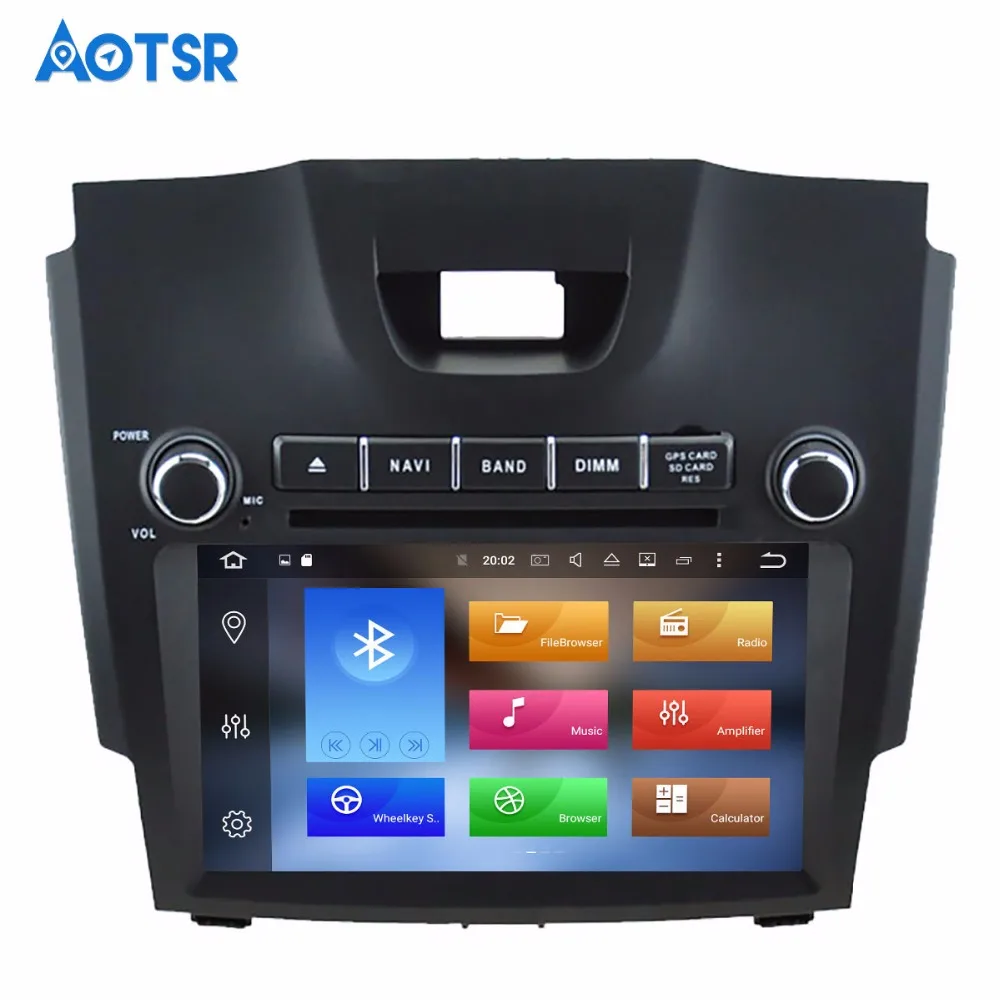 Clearance Android 8.1 Car GPS Navigation Car DVD player For Chevrolet S10 ISUZU D-MAX head unit radio tape recorder multimedia player IPS 3