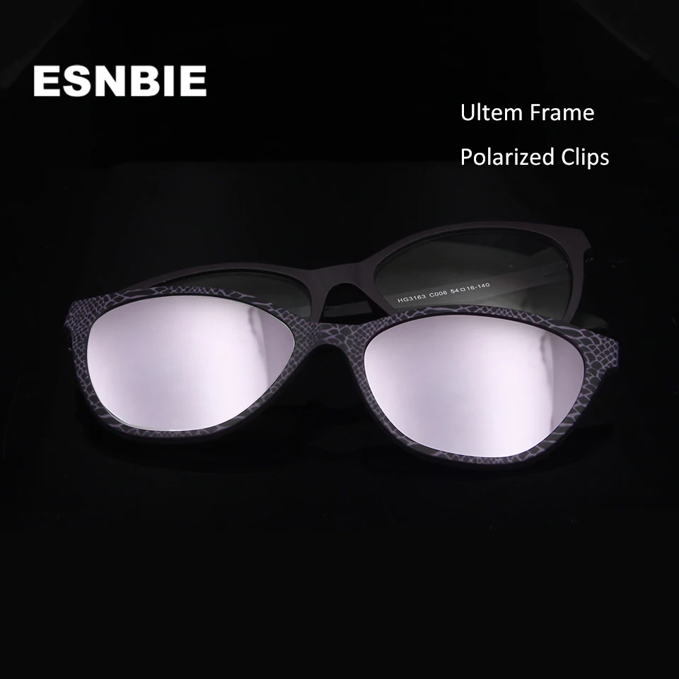 

Ultem Cat Eye Spectacles Ladies Magnet Sunglasses Men Polarized Glasses Clip On Glass Plastic Titanium Eyewear Frames Women