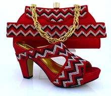 African shoes and matching bags Italian shoes and bag set font b women b font pumps