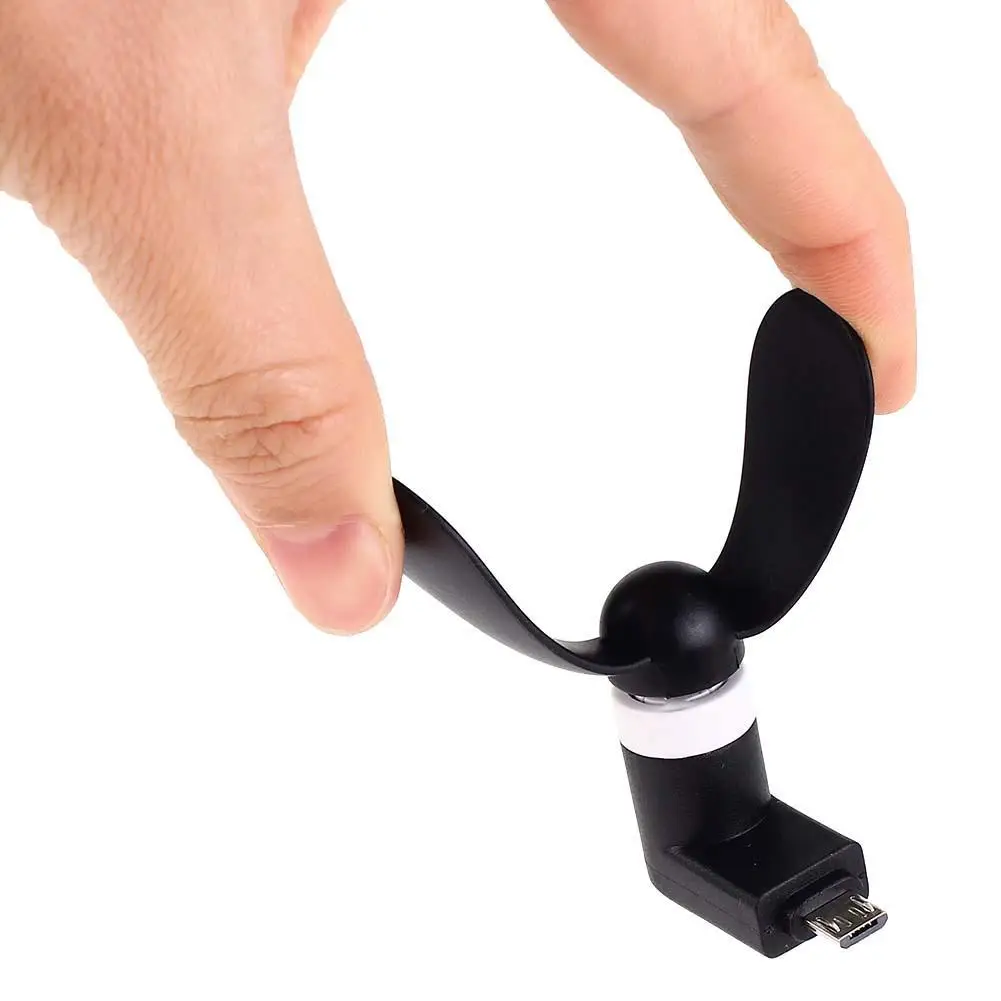 Новый вентилятор Micro USB портативные мощные мини вентиляторы для Android Samsung Galaxy S6 BLK