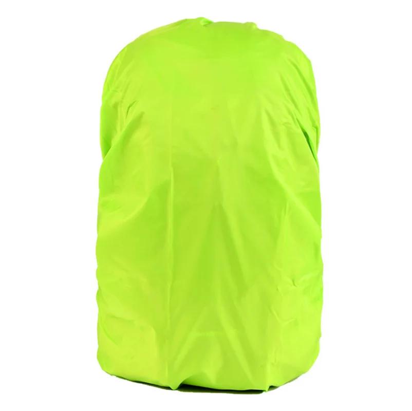 Водонепроницаемый дождевик рюкзак дождевик костюм для 45-55L походная сумка рюкзак чехол Аксессуары для путешествий дождевик - Цвет: Fluorescent green