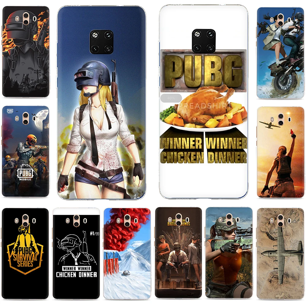 

PUBG Hard Phone Cover Case for Huawei Y5 6 7 2017 Mate 10 20 30 Pro Lite Nova 2i 3i 5i