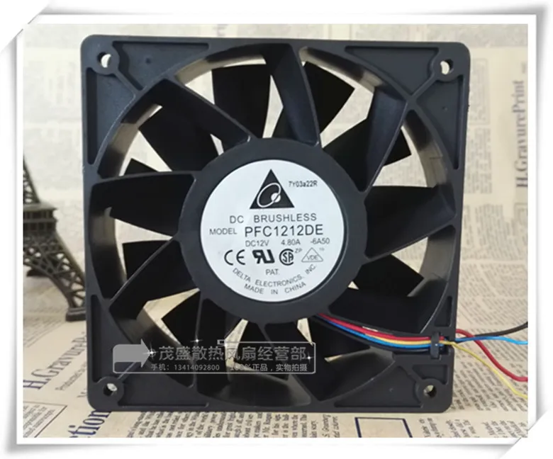 AVC Delta PFC1212DE 120*120*38 мм 12038 1238 12 см DC 12V 4.80A инвертор сервера Вентилятор охлаждения|Кулеры/вентиляторы/системы охлаждения| | АлиЭкспресс