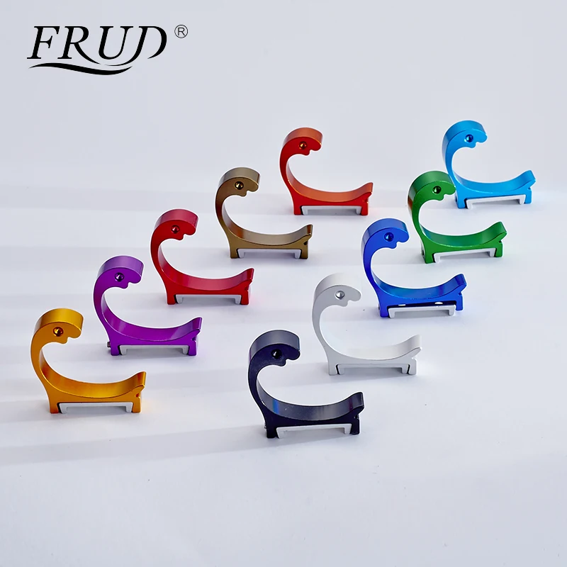 Frud Colorful Wall Hook Clothes Aluminum Robe Hooks Bathroom Hanger Kitchen Towel& Clothes Bathroom Accessory Coat Hook Haken Frud Colorful Wall Hook Clothes Aluminum Robe Hooks Bathroom Hanger Kitchen Towel& Clothes Bathroom Accessory Coat Hook Haken