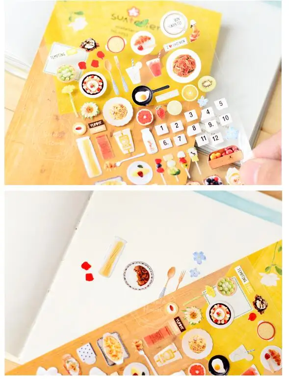 5 листов/партия декоративные наклейки для печенья и еды|stickers for|stickers koreanstickers stickers |