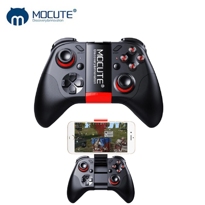 

Mocute 054 Bluetooth Gamepad Mobile Joypad Android Joystick Wireless VR Controller Smartphone Tablet PC Phone Smart TV Game Pad