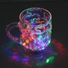 Glasses Beer Cup Dragon LED Inductive Rainbow Color Flashing Light Glow Mugs For Party ► Photo 1/6