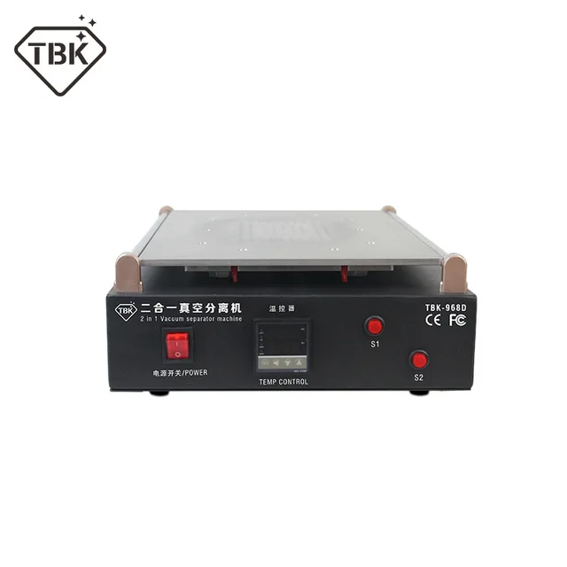 TBK-968D 19 ''для ipad/планшетных ПК lcd вакуумная ремонтная машина сенсорная стеклянная панель экран сепаратор