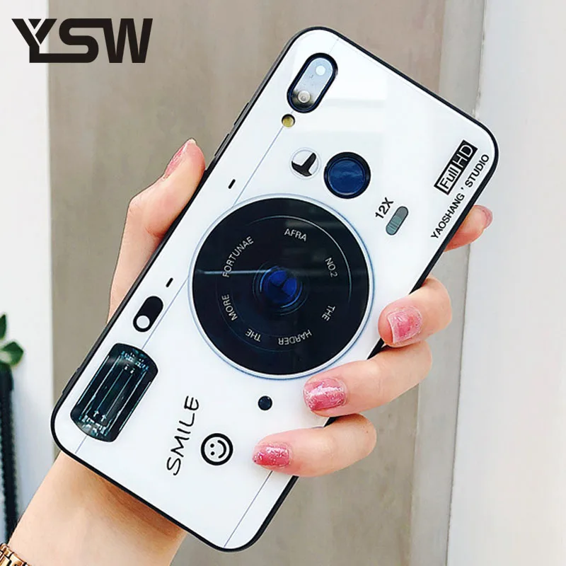 

YSW For Xiaomi Redmi 5 Plus Note 5 Pro Cool Camera Case For Xiaomi Mi Note 3 Max 3 Mix 2 2s Cover Holder Hard Shell Capa Coque