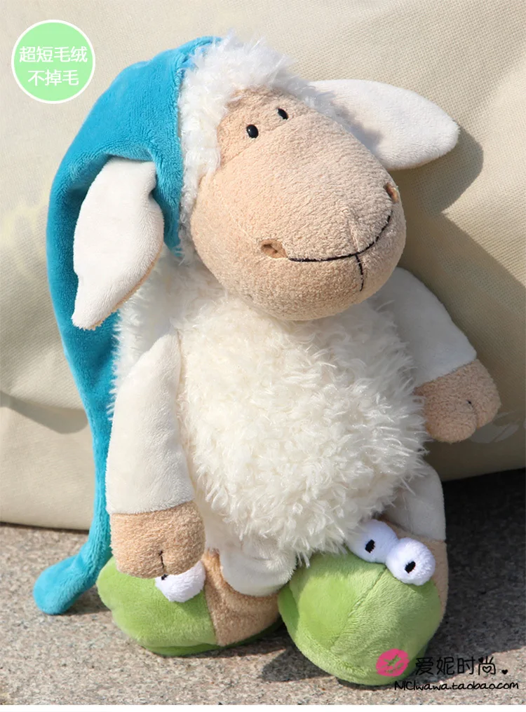 Jolly Sleepy Sheep Animal плюшевая игрушка новая горячая распродажа 25 см 35 см 50 см 80 см детский подарок на день рождения 1 шт. рождественские подарки