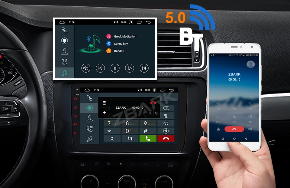 Perfect 8" Android 8.1 RAM 2G Car stereo player Navigation GPS  for VW Jetta Golf Amarok Beetle  Lavida Caddy Passat Polo  Sharan Touran 11