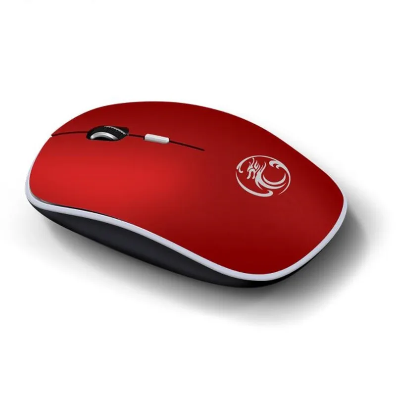 IMICE E1600 Беспроводная Бесшумная мышь 2 4 ГГц 1600 точек/дюйм бесшумный приемник